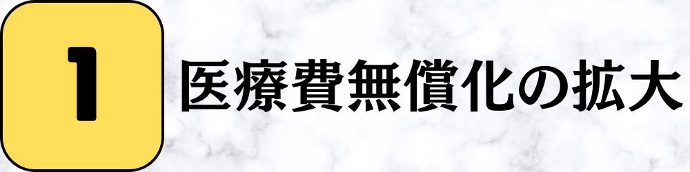 医療費無償化の拡大
