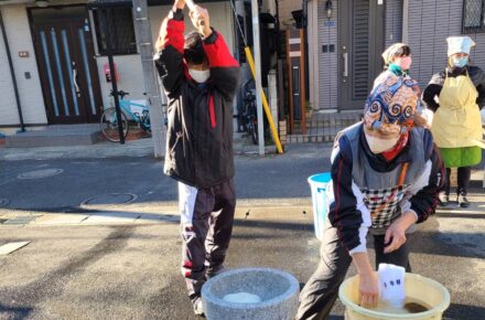 餅つき大会の写真